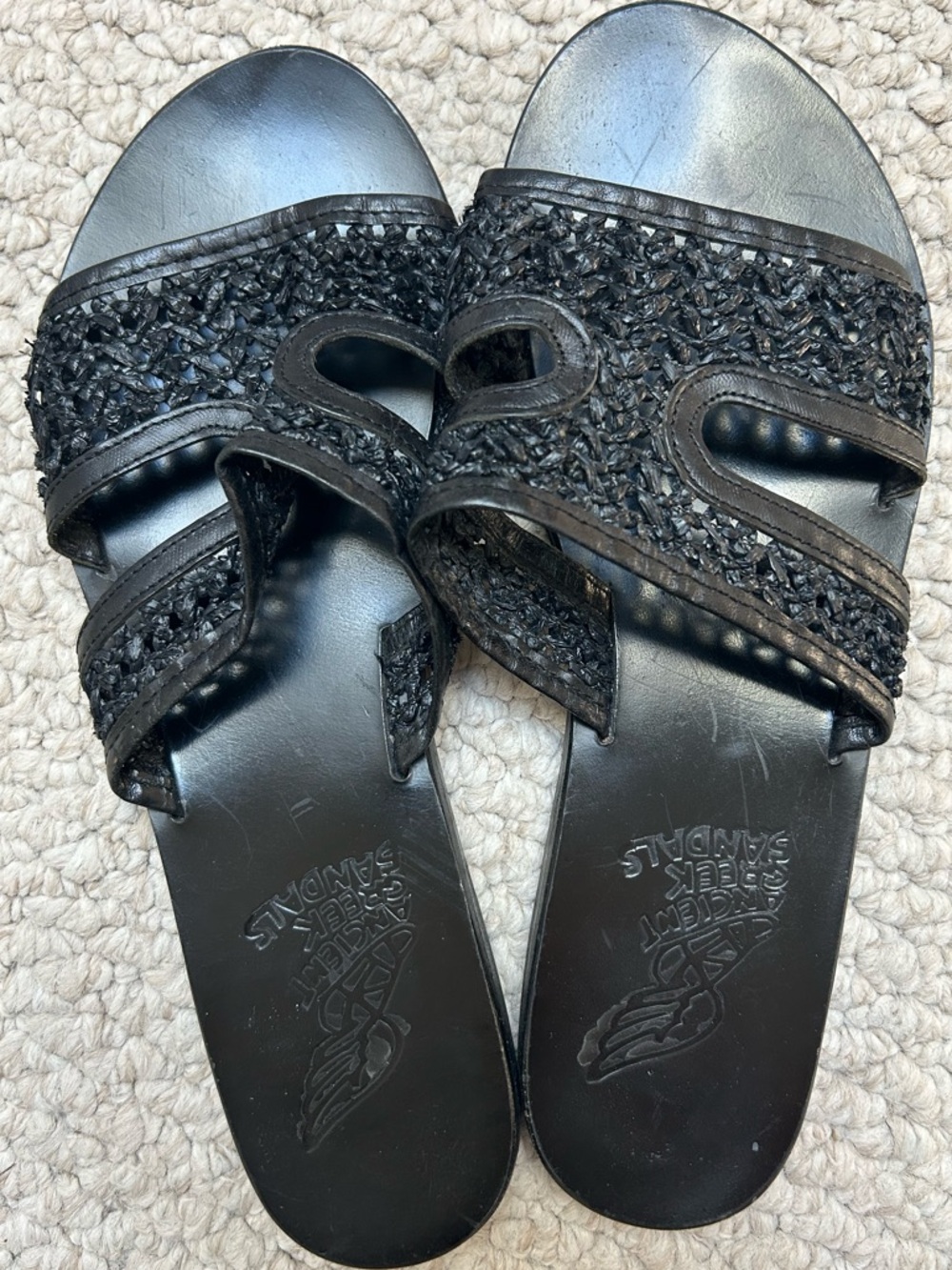 Ancient Greek Raffia Sandals